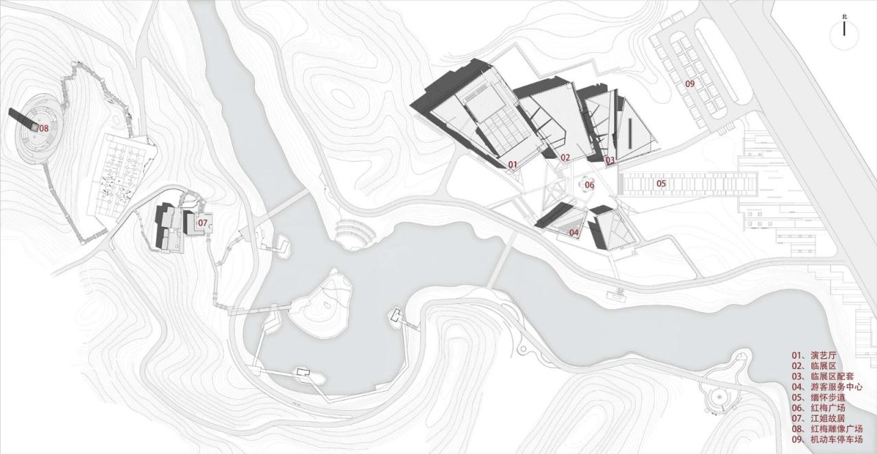 BIM建筑|江姐故里红色教育基地 / 四川省建筑设计研究院 BIM建筑|江姐故里红色教育基地 / 四川省建筑设计研究院