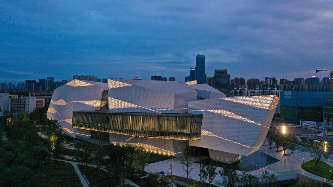 BIM建筑|成都自然博物馆 / Pelli Clarke & Partners + 中国建筑西南设计研究院 BIM建筑|成都自然博物馆 / Pelli Clarke & Partners + 中国建筑西南设计研究院