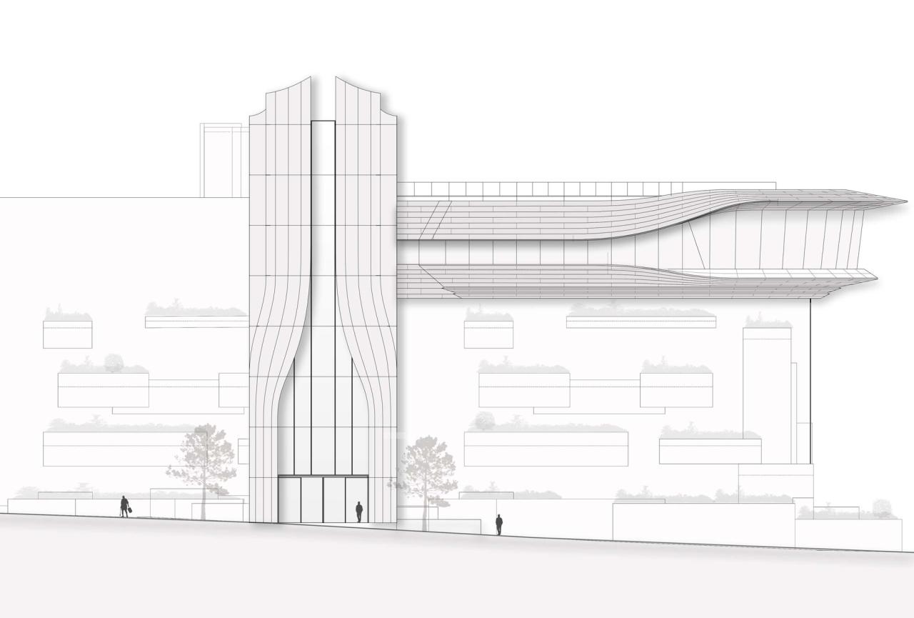 BIM建筑|重庆观宸城市会客厅 / 上海正象建筑设计事务所 BIM建筑|重庆观宸城市会客厅 / 上海正象建筑设计事务所