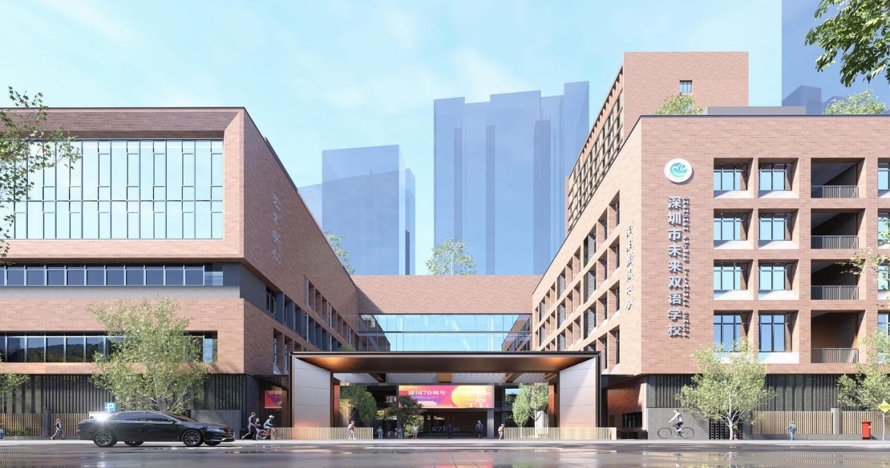BIM建筑|深圳市黄龙坡九年一贯制学校 / 一境建筑设计 BIM建筑|深圳市黄龙坡九年一贯制学校 / 一境建筑设计