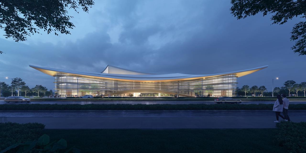 BIM建筑|东湖鹤舞:武汉湖光序曲城市度假酒店(国际竞赛优胜奖)/ 维思平建筑设计 BIM建筑|东湖鹤舞:武汉湖光序曲城市度假酒店(国际竞赛优胜奖)/ 维思平建筑设计