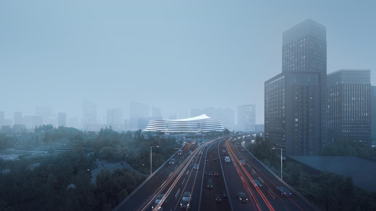 BIM建筑|中标候选方案:武汉图书馆新馆:叠书成阁·楚风江韵 / 维思平建筑设计 BIM建筑|中标候选方案:武汉图书馆新馆:叠书成阁·楚风江韵 / 维思平建筑设计