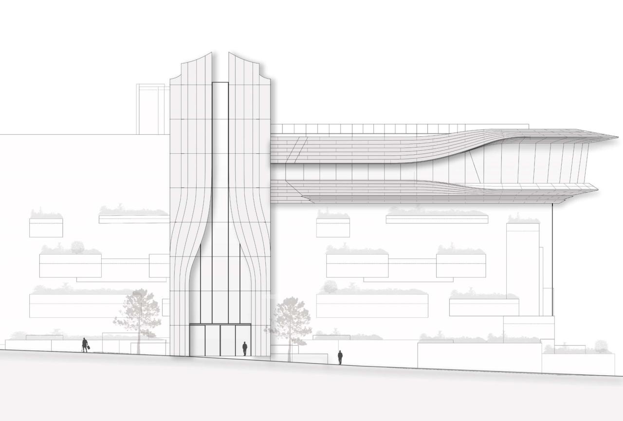 BIM建筑|重庆观宸城市会客厅 / 上海正象建筑设计事务所 BIM建筑|重庆观宸城市会客厅 / 上海正象建筑设计事务所