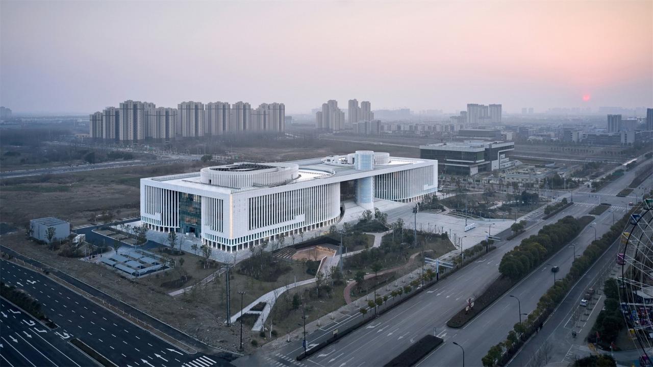 BIM建筑|肥东县大剧院文化馆 / 上海华都建筑规划设计有限公司 BIM建筑|肥东县大剧院文化馆 / 上海华都建筑规划设计有限公司