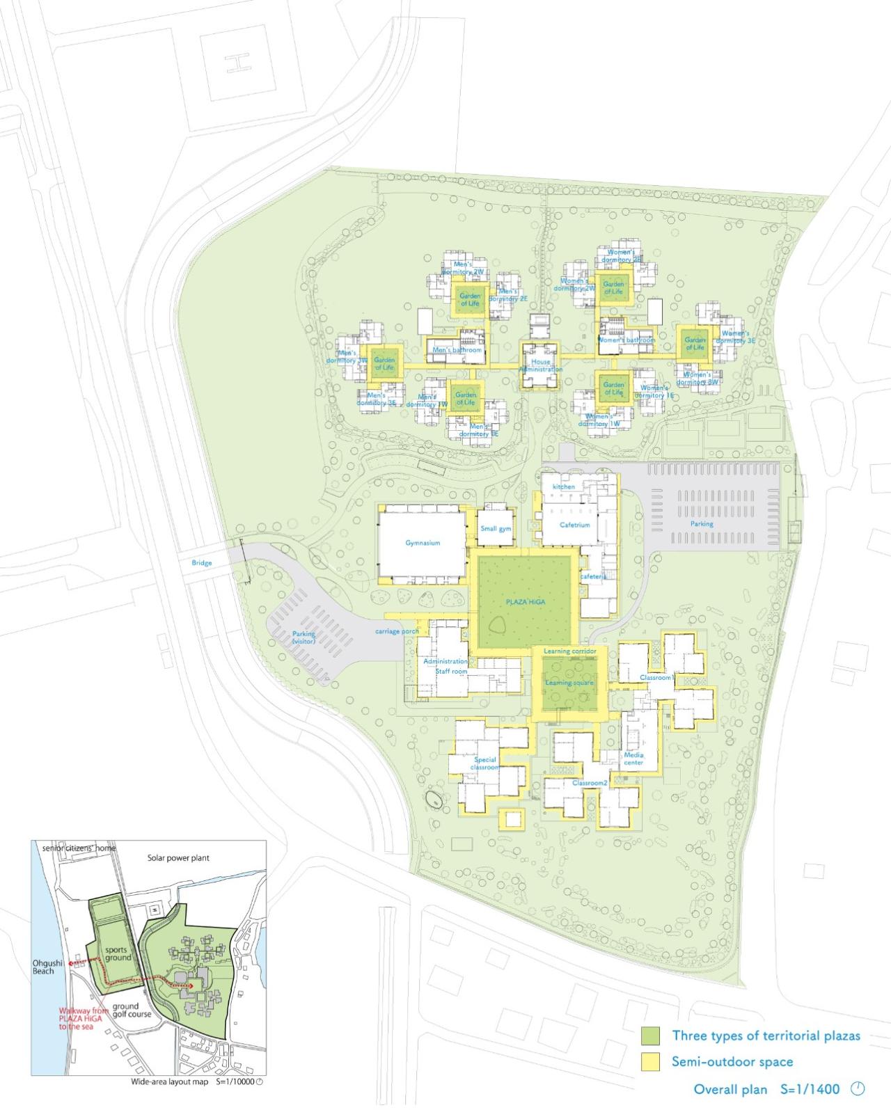 BIM建筑|组团式校园,广岛叡智学院 / CAn BIM建筑|组团式校园,广岛叡智学院 / CAn
