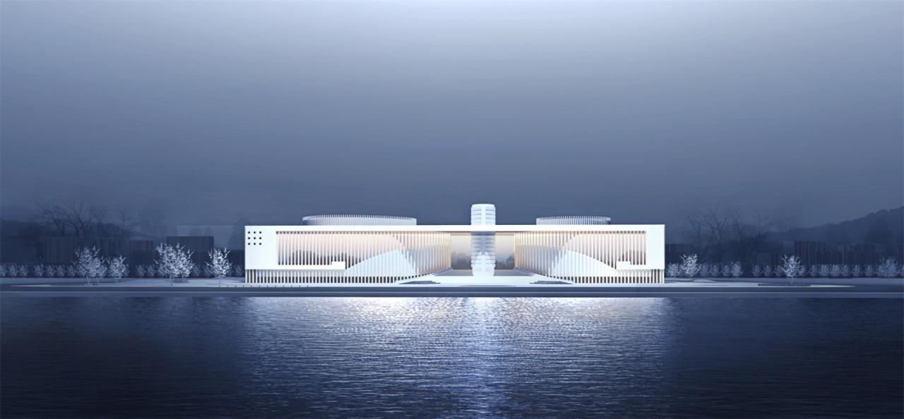 BIM建筑|肥东县大剧院文化馆 / 上海华都建筑规划设计有限公司 BIM建筑|肥东县大剧院文化馆 / 上海华都建筑规划设计有限公司