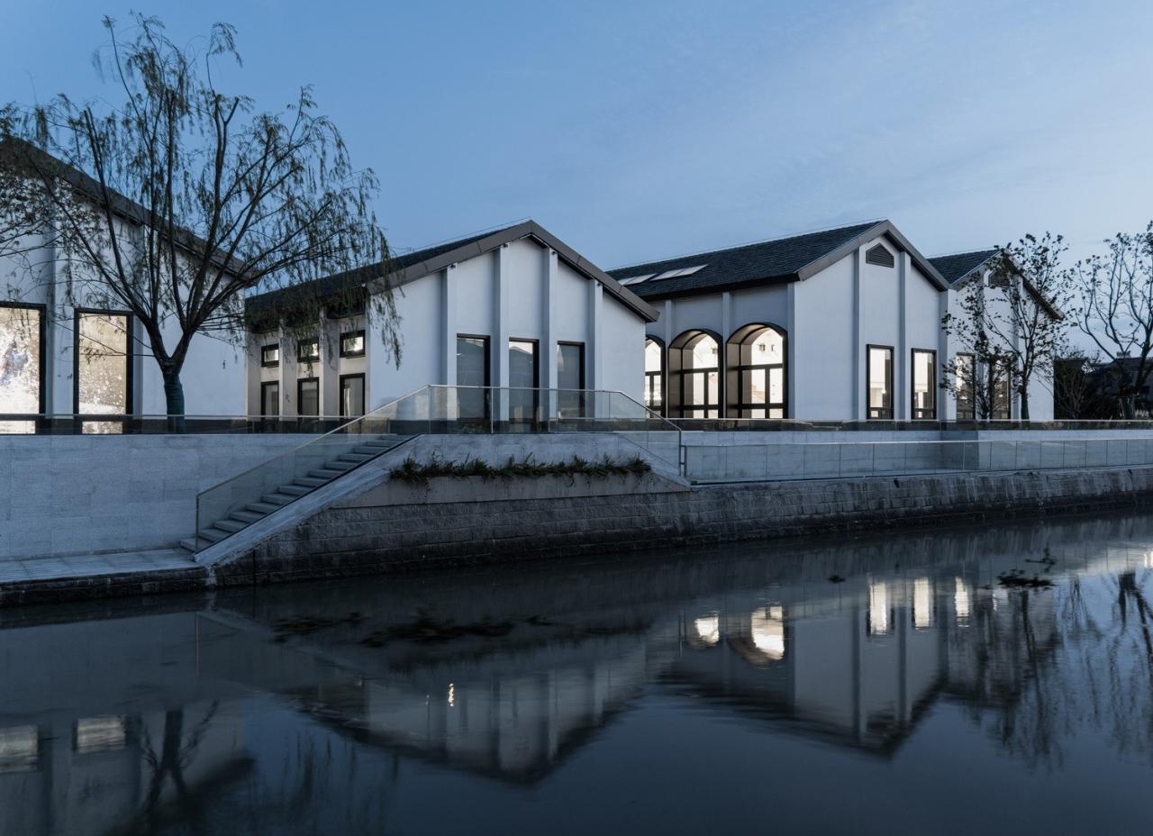 BIM建筑|长三角一体化示范区:丁栅水乡SOHO智慧粮仓 / line+建筑事务所、MLA+ BIM建筑|长三角一体化示范区:丁栅水乡SOHO智慧粮仓 / line+建筑事务所、MLA+