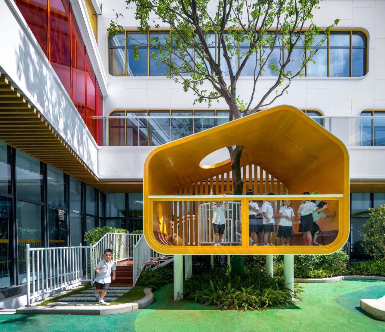 BIM建筑|金昌蒙德斐尔.幼儿园 / 零壹城市建筑事务所 BIM建筑|金昌蒙德斐尔.幼儿园 / 零壹城市建筑事务所