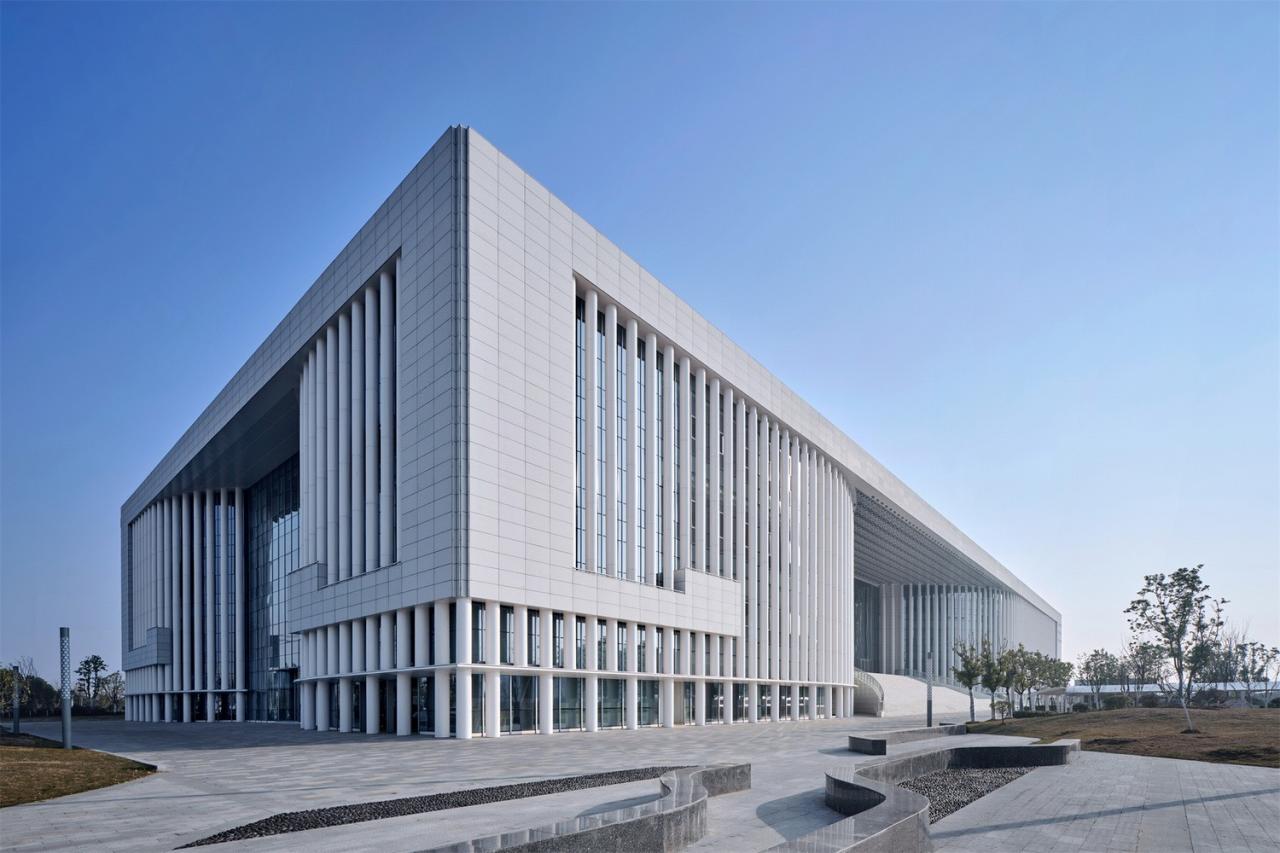 BIM建筑|肥东县大剧院文化馆 / 上海华都建筑规划设计有限公司 BIM建筑|肥东县大剧院文化馆 / 上海华都建筑规划设计有限公司