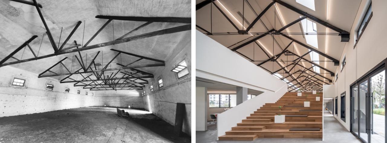 BIM建筑|长三角一体化示范区:丁栅水乡SOHO智慧粮仓 / line+建筑事务所、MLA+ BIM建筑|长三角一体化示范区:丁栅水乡SOHO智慧粮仓 / line+建筑事务所、MLA+