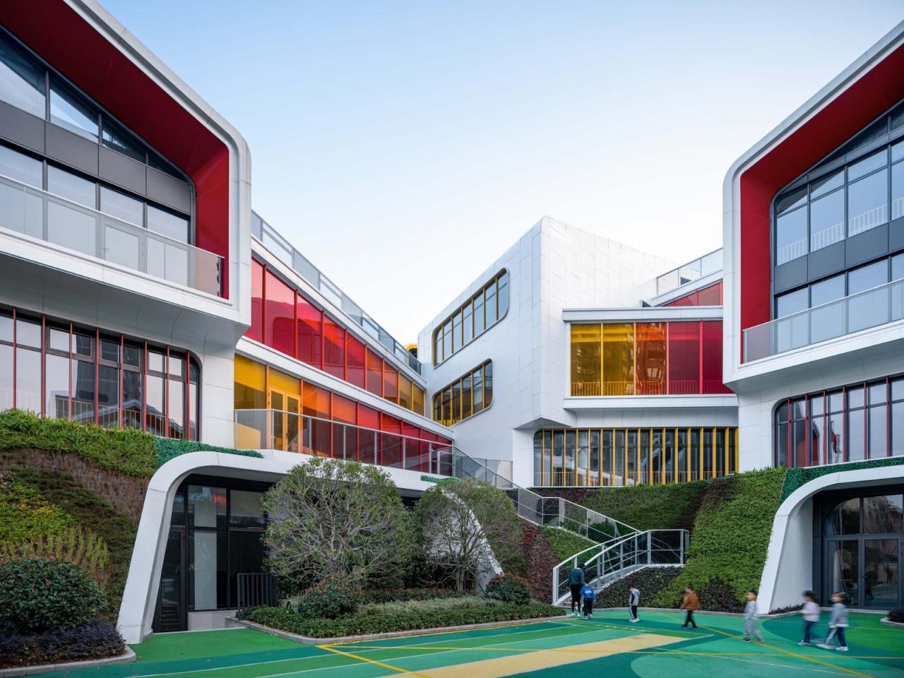 BIM建筑|金昌蒙德斐尔.幼儿园 / 零壹城市建筑事务所 BIM建筑|金昌蒙德斐尔.幼儿园 / 零壹城市建筑事务所