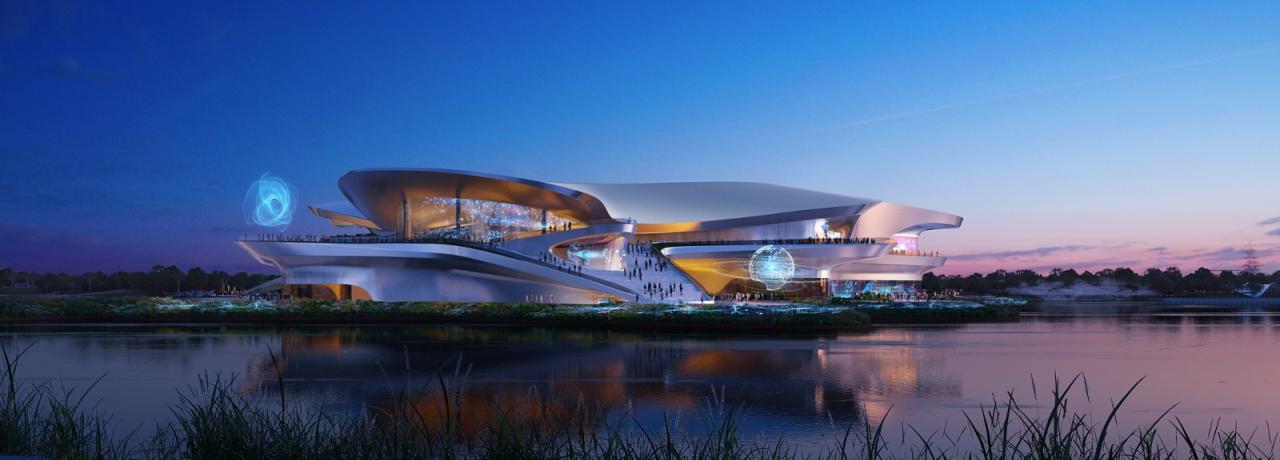 BIM建筑|成都科幻馆:2023世界科幻大会和雨果奖主会场 / 扎哈事务所 BIM建筑|成都科幻馆:2023世界科幻大会和雨果奖主会场 / 扎哈事务所