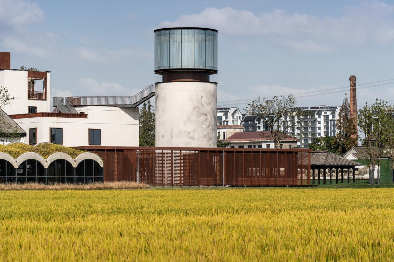 BIM建筑|长三角一体化示范区:丁栅水乡SOHO智慧粮仓 / line+建筑事务所、MLA+ BIM建筑|长三角一体化示范区:丁栅水乡SOHO智慧粮仓 / line+建筑事务所、MLA+