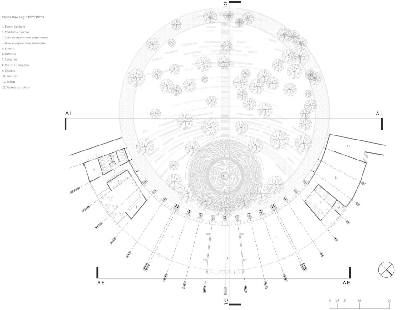 BIM建筑|覆盖在大地上,查普尔特佩克环境文化中心 / ERREqERRE Arquitectura y Urbanismo + Taller ID BIM建筑|覆盖在大地上,查普尔特佩克环境文化中心 / ERREqERRE Arquitectura y Urbanismo + Taller ID