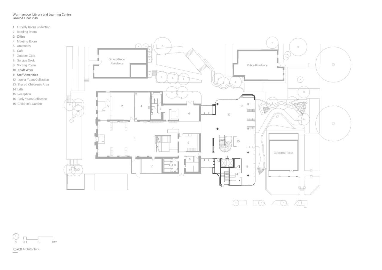 BIM建筑|瓦南布尔图书馆与学习中心 / Kosloff Architecture BIM建筑|瓦南布尔图书馆与学习中心 / Kosloff Architecture