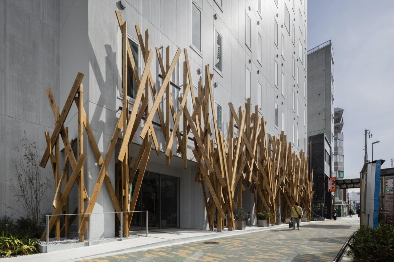 BIM建筑|ONE@东京酒店 / 隈研吾建筑都市设计事务所 BIM建筑|ONE@东京酒店 / 隈研吾建筑都市设计事务所