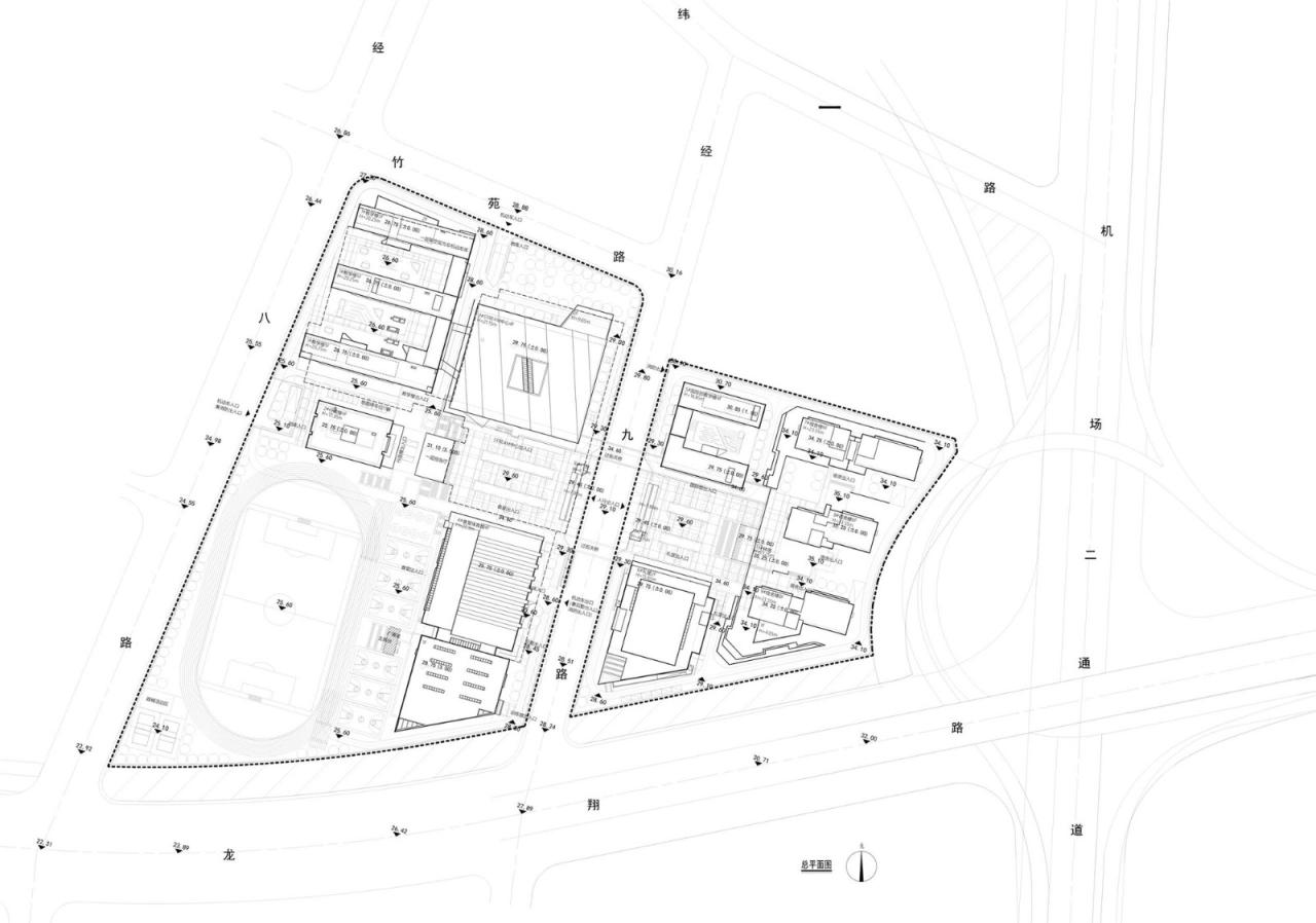 BIM建筑|南京中华中学雨花校区 / 东南大学建筑设计研究院 BIM建筑|南京中华中学雨花校区 / 东南大学建筑设计研究院