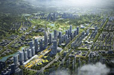 BIM建筑|长沙招商梅溪湖花园城方案首发:【二十四时·森活童行】科技生态有氧MALL / 三益中国-BIM建筑网