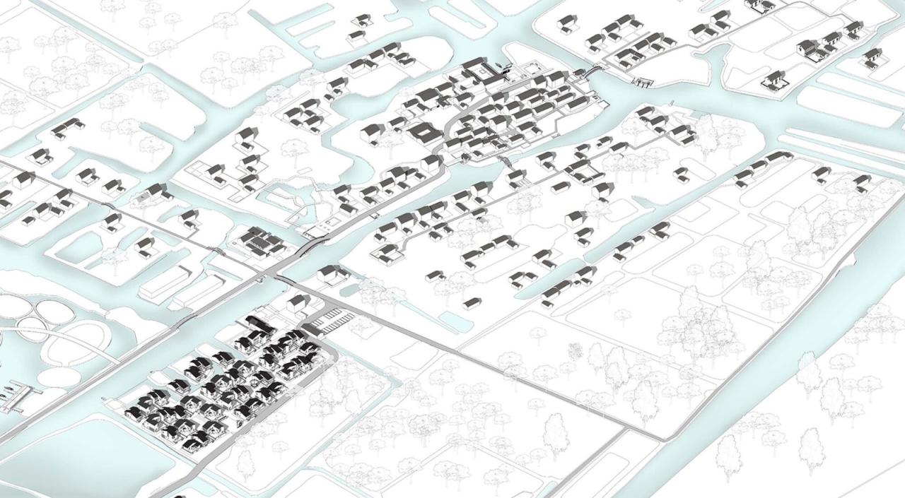 BIM建筑|阜宁县益林镇穆沟村新型社区 / 南大设计院周凌工作室 BIM建筑|阜宁县益林镇穆沟村新型社区 / 南大设计院周凌工作室