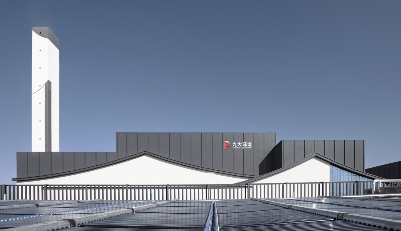 BIM建筑|锡东生活垃圾焚烧发电厂外立面改造 / 广州华科工程技术有限公司 BIM建筑|锡东生活垃圾焚烧发电厂外立面改造 / 广州华科工程技术有限公司