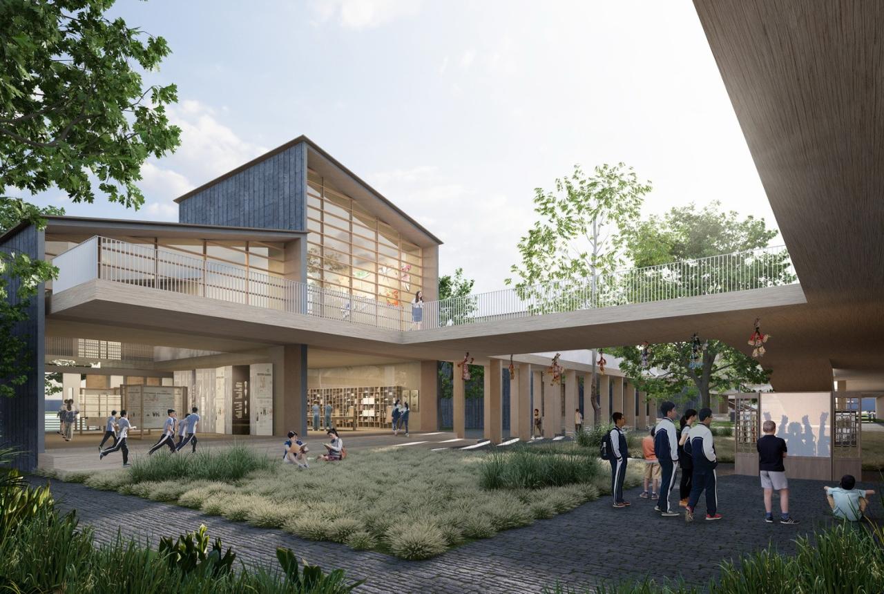 BIM建筑|湾区重点学校方案设计:佛山一中顺德学校 / AG汇创 BIM建筑|湾区重点学校方案设计:佛山一中顺德学校 / AG汇创