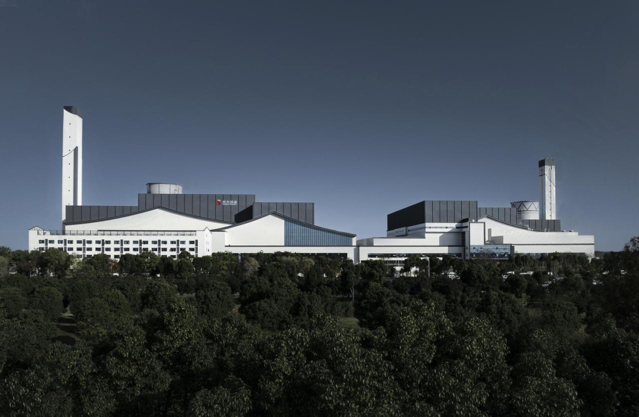 BIM建筑|锡东生活垃圾焚烧发电厂外立面改造 / 广州华科工程技术有限公司 BIM建筑|锡东生活垃圾焚烧发电厂外立面改造 / 广州华科工程技术有限公司
