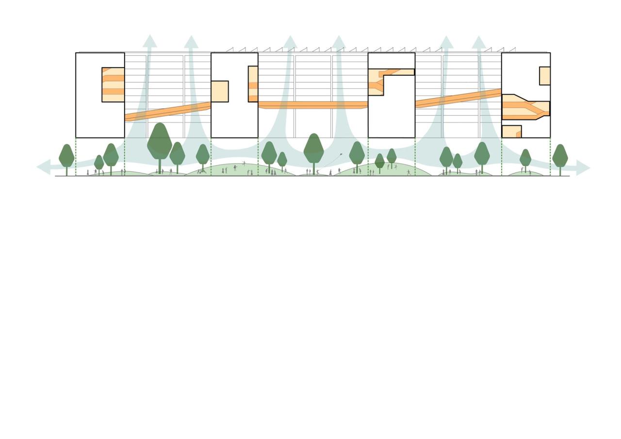 BIM建筑|南海桂城金桂高中 / 竖梁社 BIM建筑|南海桂城金桂高中 / 竖梁社