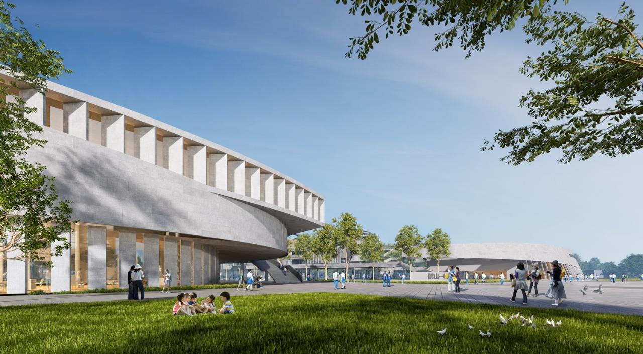 BIM建筑|湾区重点学校方案设计:佛山一中顺德学校 / AG汇创 BIM建筑|湾区重点学校方案设计:佛山一中顺德学校 / AG汇创