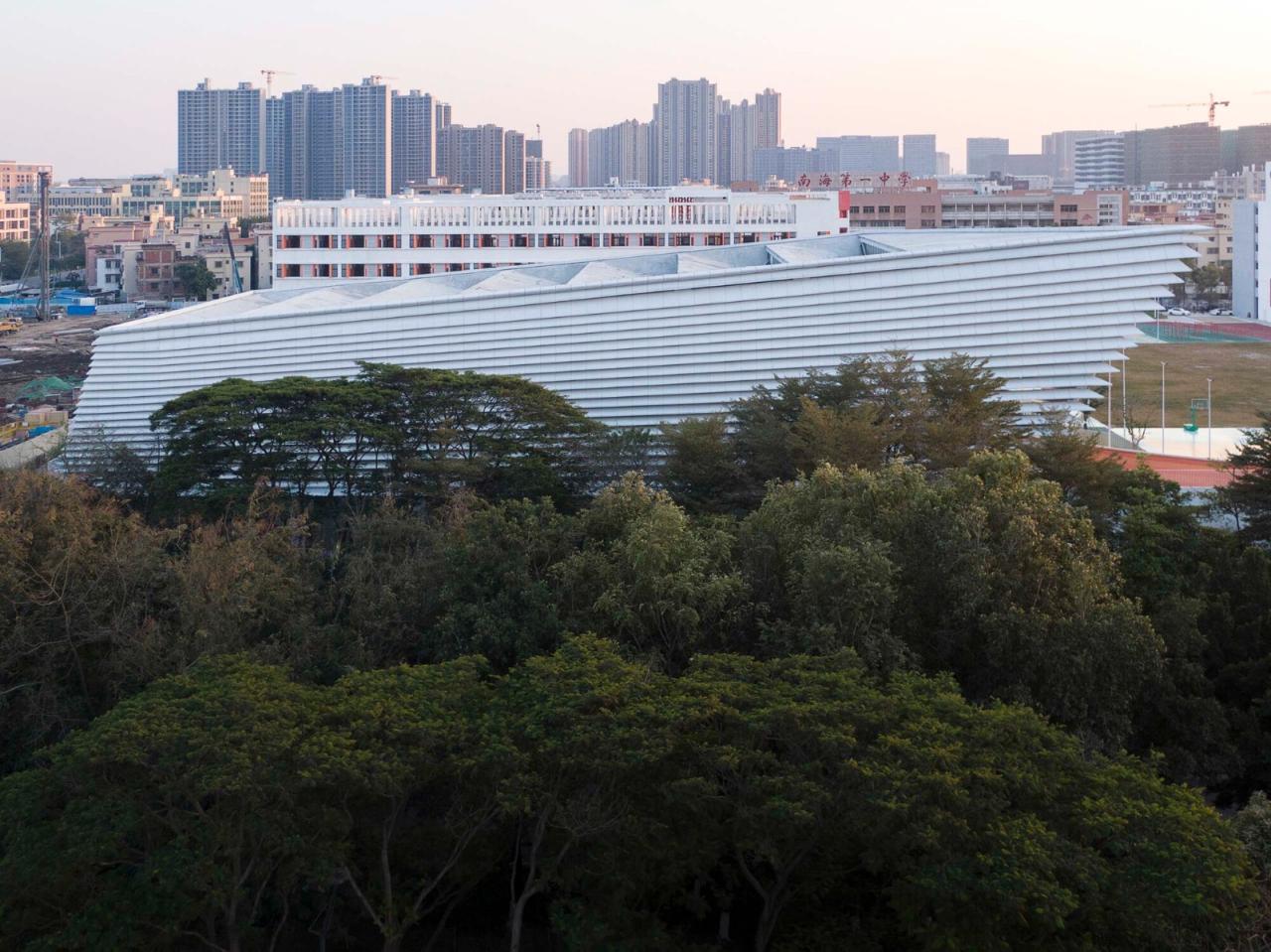 BIM建筑|南海桂城金桂高中 / 竖梁社 BIM建筑|南海桂城金桂高中 / 竖梁社