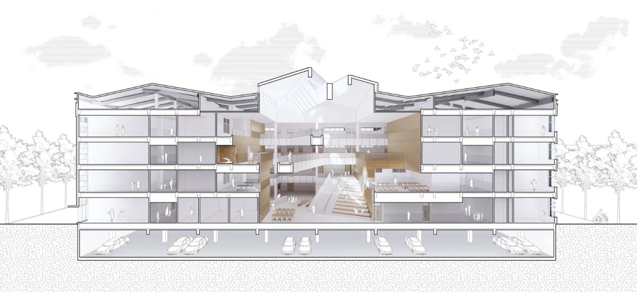BIM建筑|南京中华中学雨花校区 / 东南大学建筑设计研究院 BIM建筑|南京中华中学雨花校区 / 东南大学建筑设计研究院