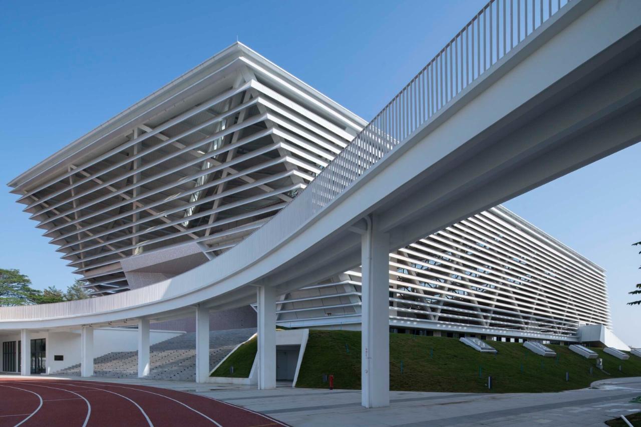 BIM建筑|南海桂城金桂高中 / 竖梁社 BIM建筑|南海桂城金桂高中 / 竖梁社