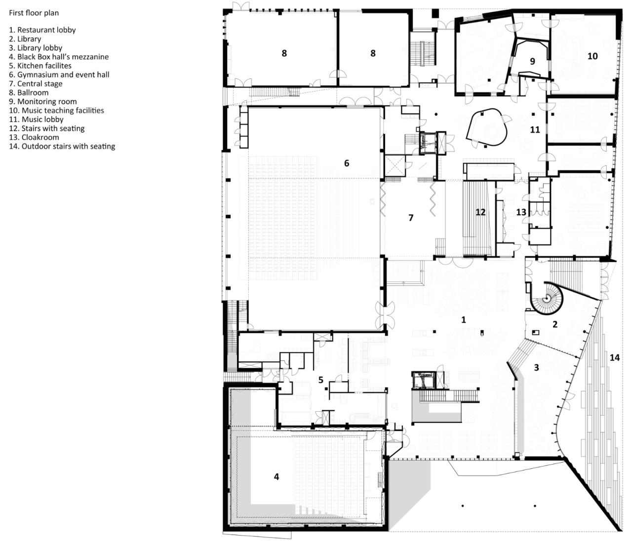 BIM建筑|Lumit 艺术高中 / Lukkairoinen 建筑事务所 BIM建筑|Lumit 艺术高中 / Lukkairoinen 建筑事务所