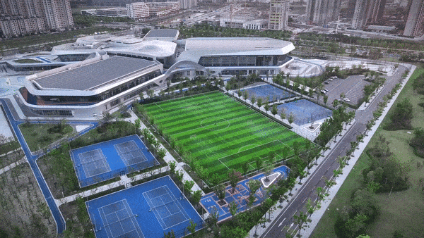BIM建筑|体育运动催化城市生活:桐乡市全民健身中心暨李宁体育园 / PTD柏涛设计 BIM建筑|体育运动催化城市生活:桐乡市全民健身中心暨李宁体育园 / PTD柏涛设计