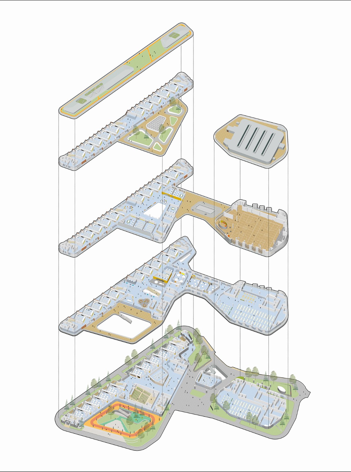 BIM建筑|对话童心,天性乐园:杭州江南实验学校教育集团江晖小学 / 浙江大学建筑设计研究院 BIM建筑|对话童心,天性乐园:杭州江南实验学校教育集团江晖小学 / 浙江大学建筑设计研究院