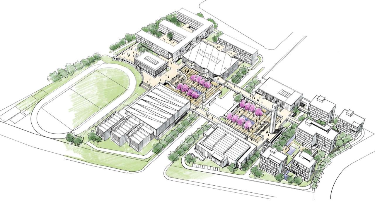 BIM建筑|南京中华中学雨花校区 / 东南大学建筑设计研究院 BIM建筑|南京中华中学雨花校区 / 东南大学建筑设计研究院