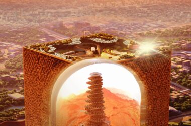 BIM建筑|沙特新脑洞:立方大楼,内有穹顶高塔-BIM建筑网
