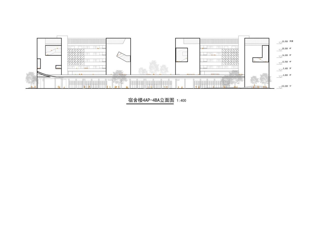 BIM建筑|南海桂城金桂高中 / 竖梁社 BIM建筑|南海桂城金桂高中 / 竖梁社