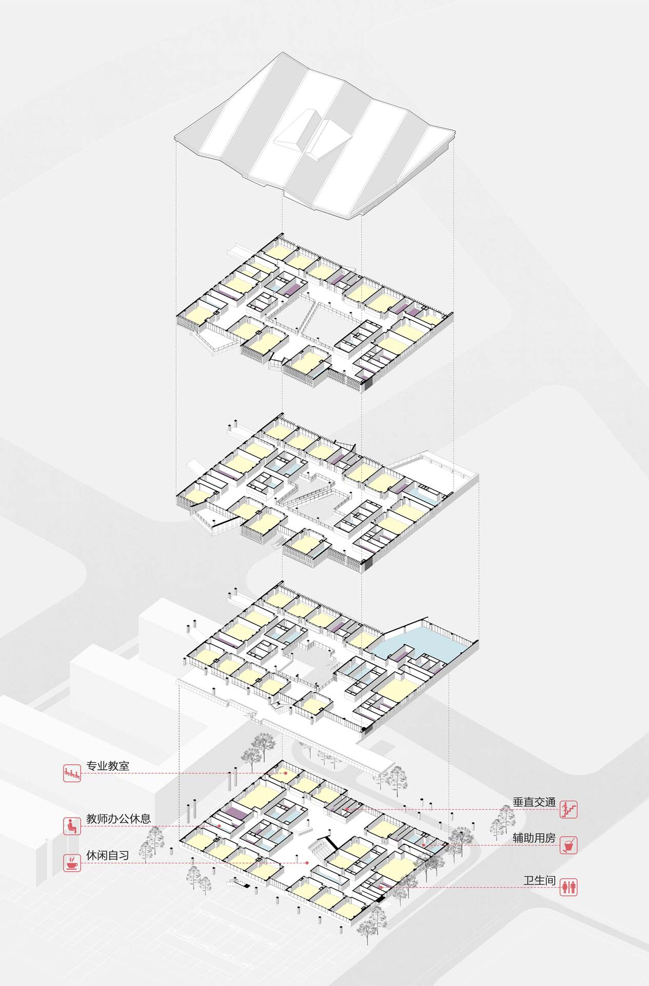 BIM建筑|南京中华中学雨花校区 / 东南大学建筑设计研究院 BIM建筑|南京中华中学雨花校区 / 东南大学建筑设计研究院