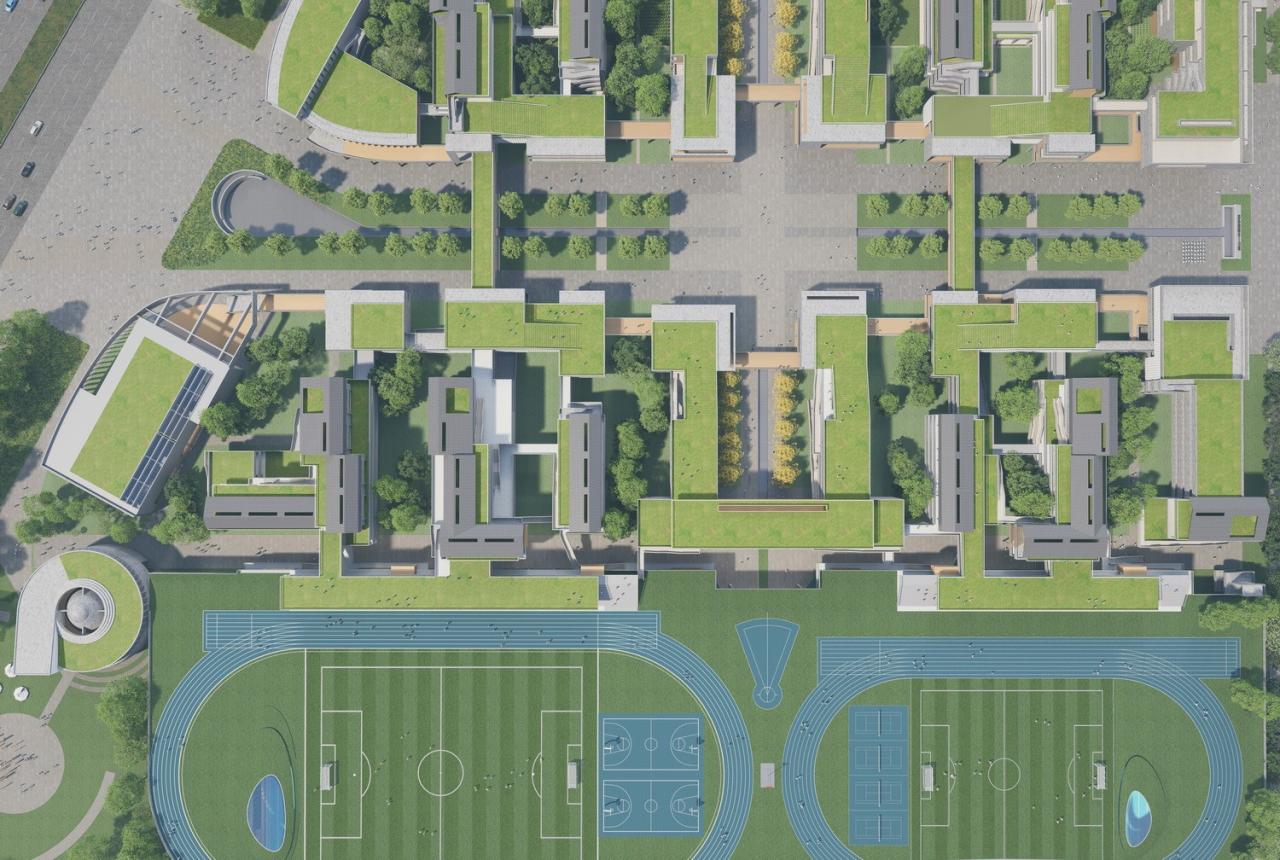 BIM建筑|湾区重点学校方案设计:佛山一中顺德学校 / AG汇创 BIM建筑|湾区重点学校方案设计:佛山一中顺德学校 / AG汇创