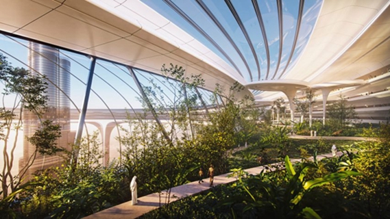 BIM建筑|建筑师提议用空中“连续大都市”包围哈利法塔 BIM建筑|建筑师提议用空中“连续大都市”包围哈利法塔