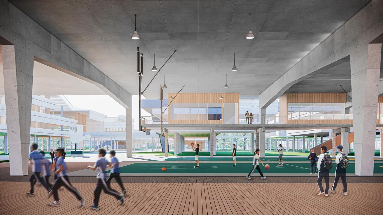 BIM建筑|湾区重点学校方案设计:佛山一中顺德学校 / AG汇创 BIM建筑|湾区重点学校方案设计:佛山一中顺德学校 / AG汇创