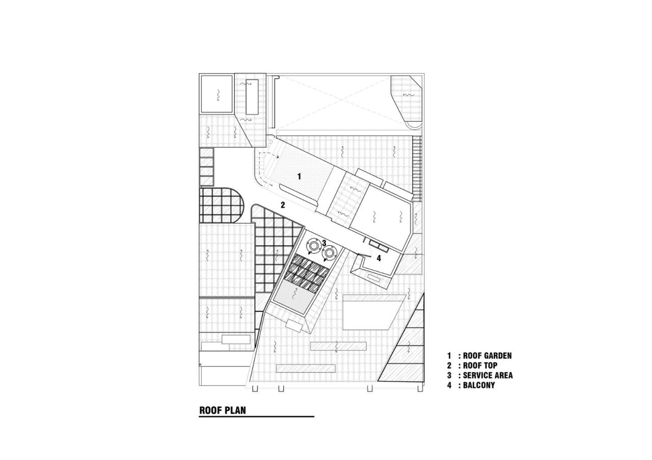 BIM建筑|爪哇屋顶+旋转房间,分心的房子 / Ismail Solehudin Architecture BIM建筑|爪哇屋顶+旋转房间,分心的房子 / Ismail Solehudin Architecture