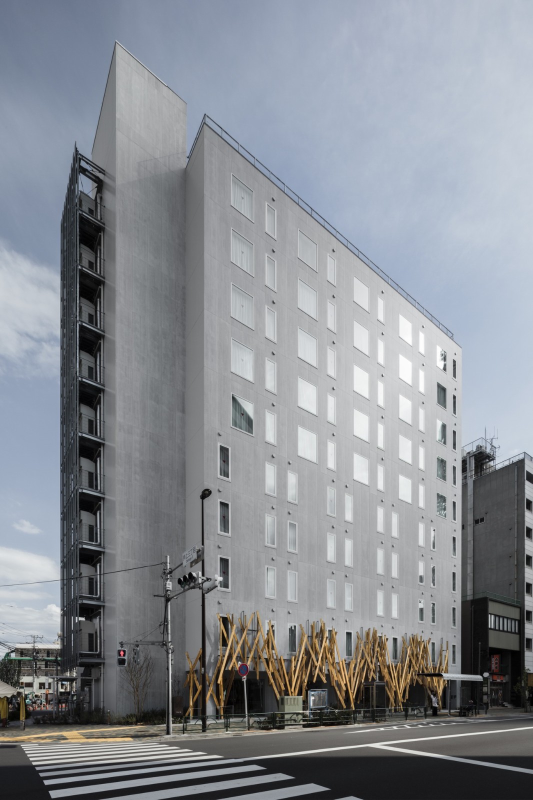 BIM建筑|ONE@东京酒店 / 隈研吾建筑都市设计事务所 BIM建筑|ONE@东京酒店 / 隈研吾建筑都市设计事务所