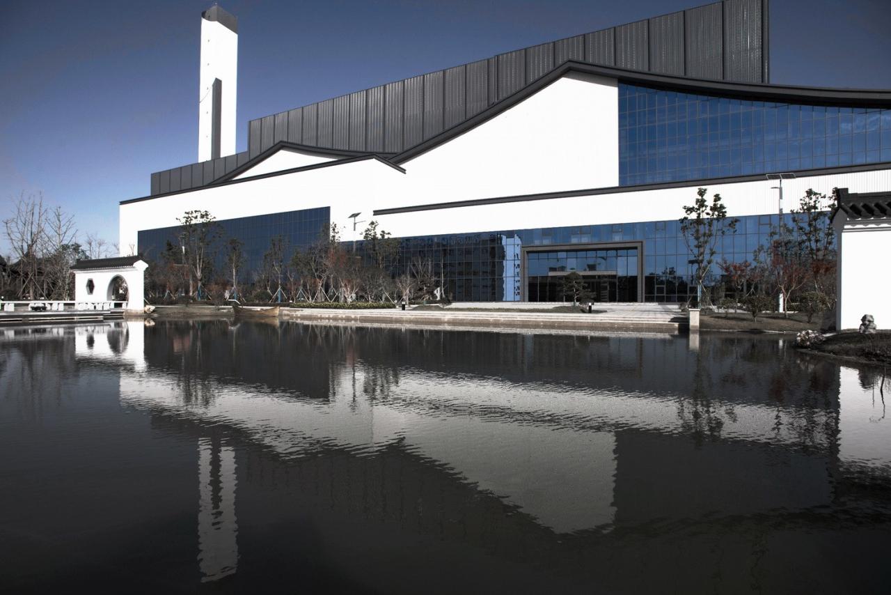 BIM建筑|锡东生活垃圾焚烧发电厂外立面改造 / 广州华科工程技术有限公司 BIM建筑|锡东生活垃圾焚烧发电厂外立面改造 / 广州华科工程技术有限公司