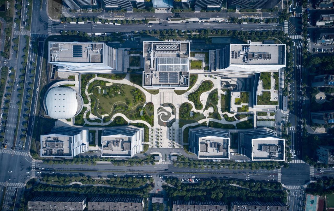 BIM建筑|科创办公:中电海康集团总部 / 中国联合工程有限公司 BIM建筑|科创办公:中电海康集团总部 / 中国联合工程有限公司