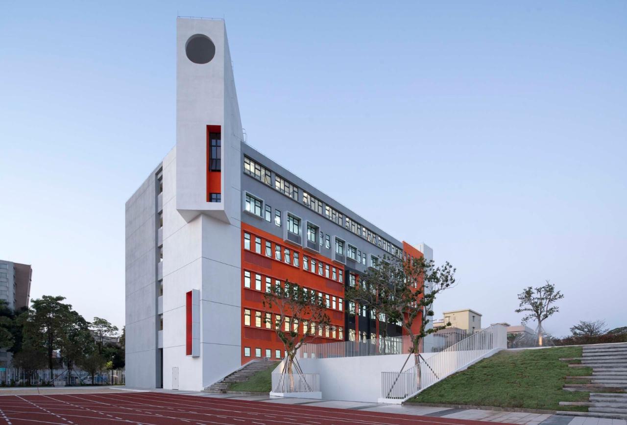 BIM建筑|南海桂城金桂高中 / 竖梁社 BIM建筑|南海桂城金桂高中 / 竖梁社
