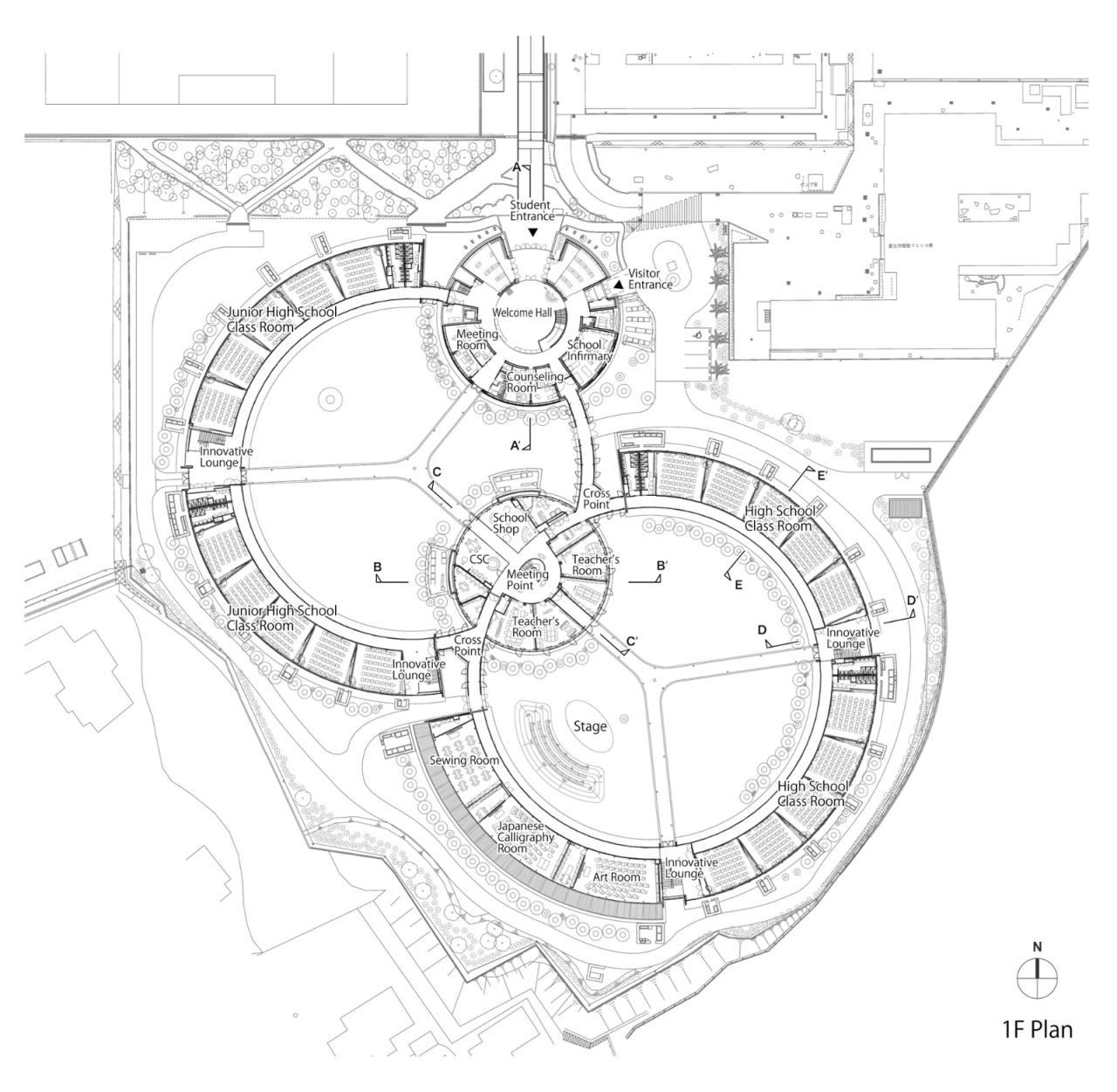 BIM建筑|爱光学园 / 大成建设 BIM建筑|爱光学园 / 大成建设