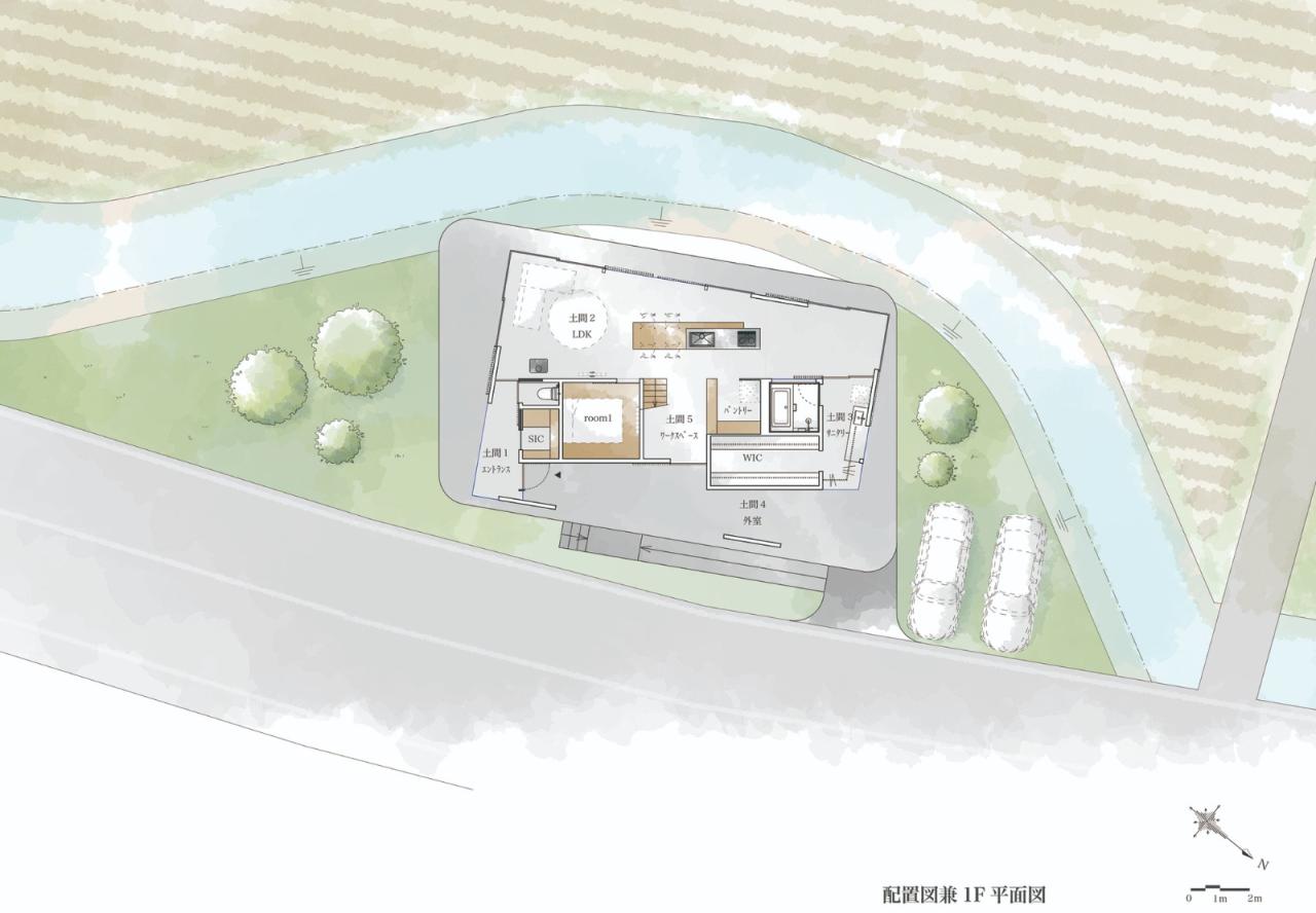 BIM建筑|海原镇的地板和屋顶 / SAI建筑工作室 BIM建筑|海原镇的地板和屋顶 / SAI建筑工作室