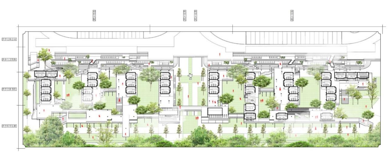 BIM建筑|湾区重点学校方案设计:佛山一中顺德学校 / AG汇创 BIM建筑|湾区重点学校方案设计:佛山一中顺德学校 / AG汇创