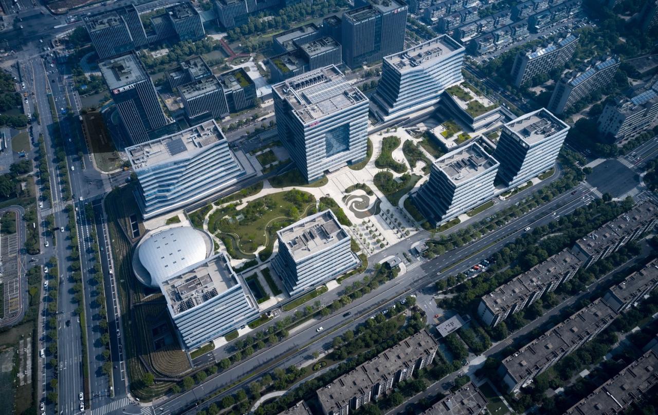 BIM建筑|科创办公:中电海康集团总部 / 中国联合工程有限公司 BIM建筑|科创办公:中电海康集团总部 / 中国联合工程有限公司